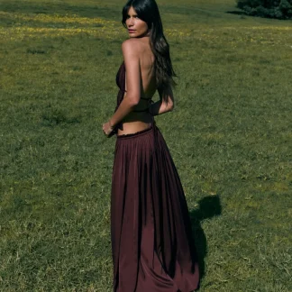 SAIA LONGA FLUIDA BORDEAUX ESCURO
