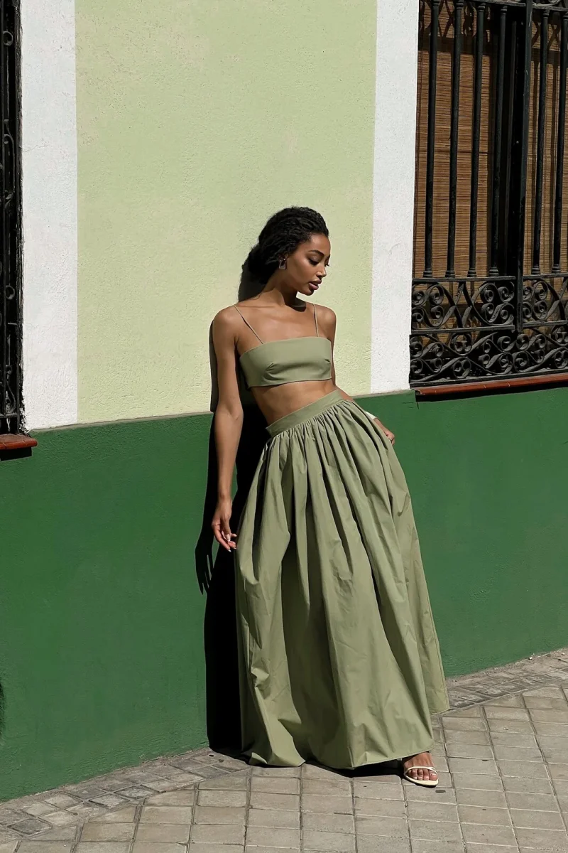 CROP TOP VERDE CAMBRAIA - Image 8