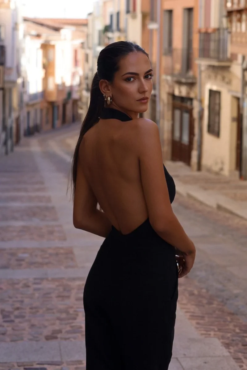 CALÇA DE LINHO PRETA - Image 5