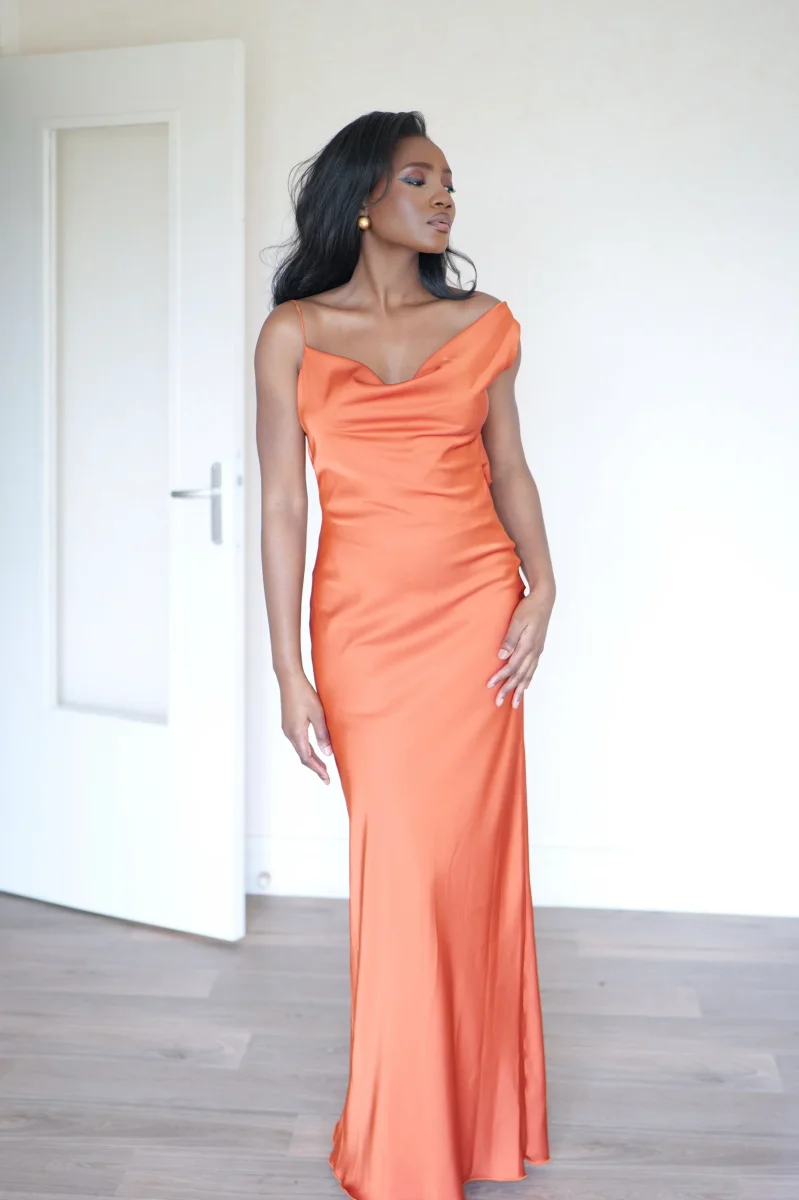 VESTIDO TELHA FLUIDO COMPRIDO - Image 2