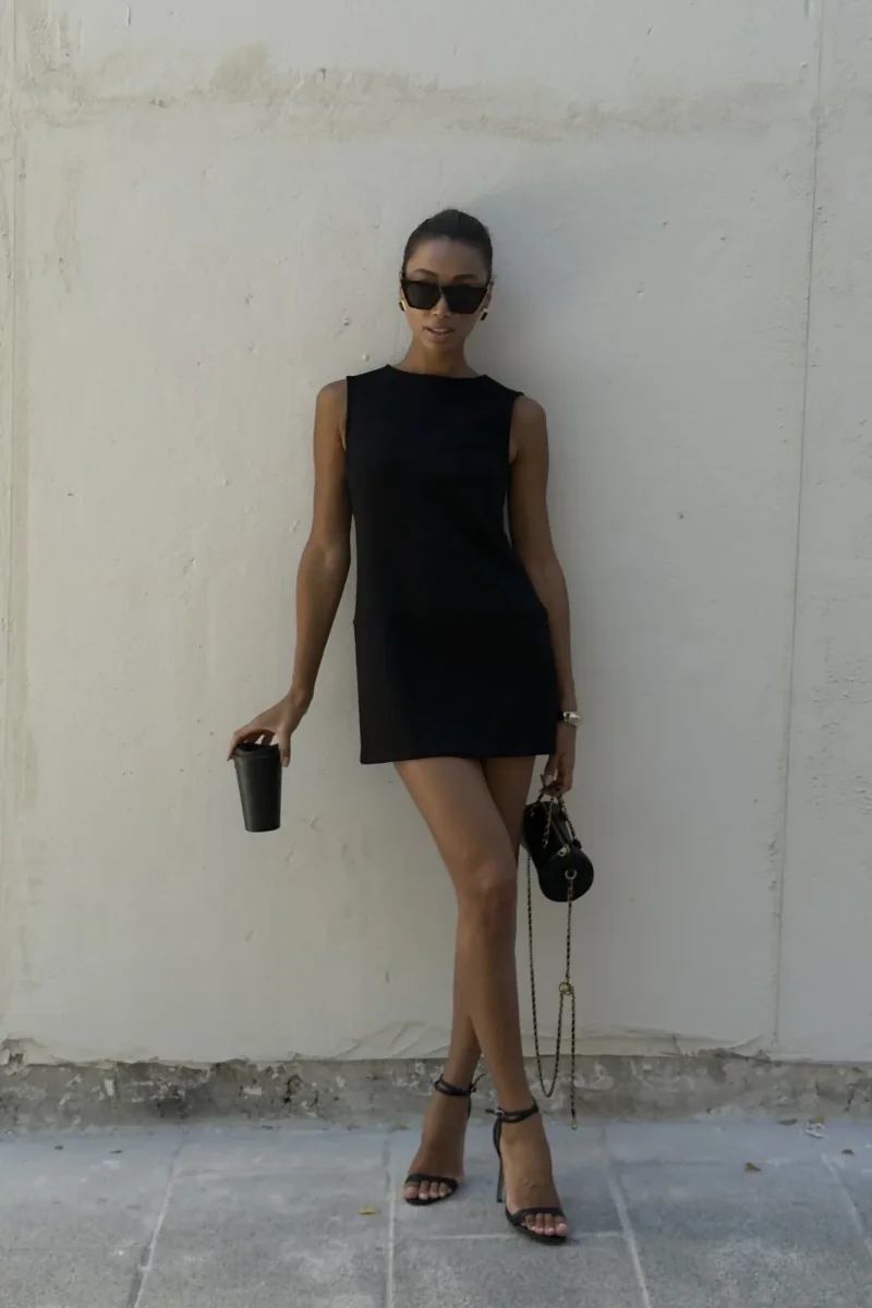MINI VESTIDO PRETO - Image 6