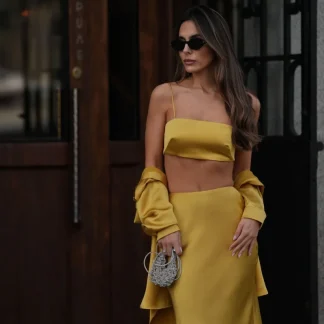 CROP TOP DOURADO