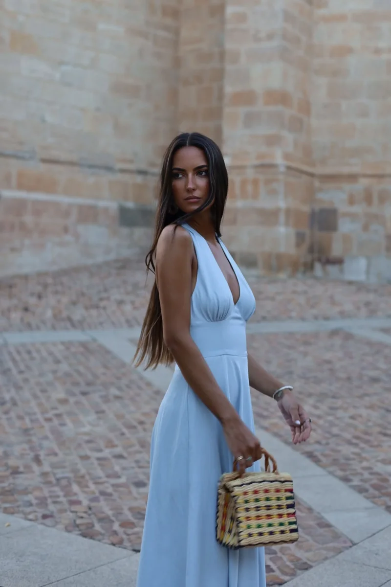 VESTIDO AZUL GODÉ - Image 5