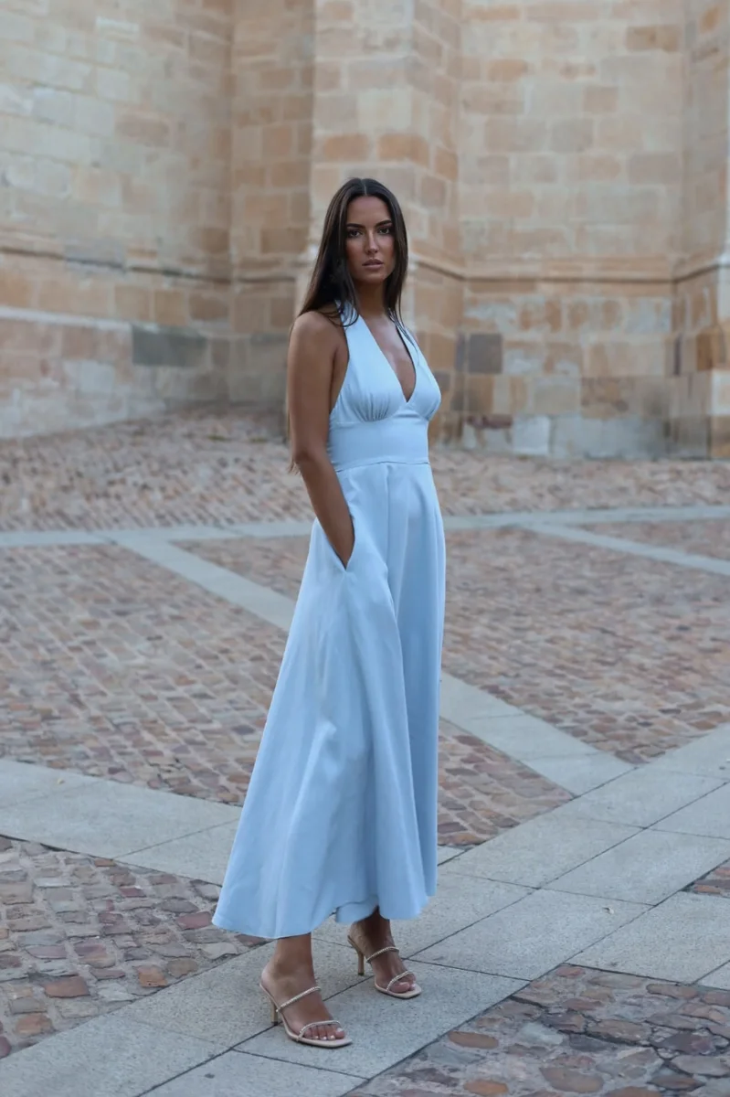 VESTIDO AZUL GODÉ - Image 7