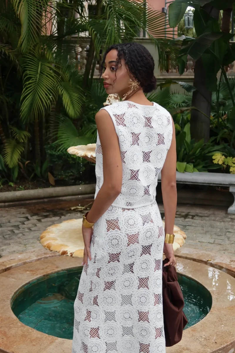 COLETE FLOR TRICOT BRANCO - Image 4