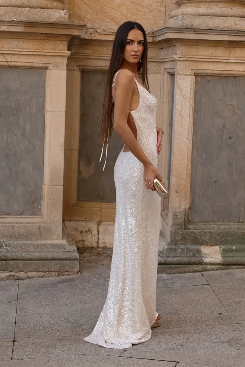 VESTIDO PÉROLA EM LANTEJOULAS - Image 7