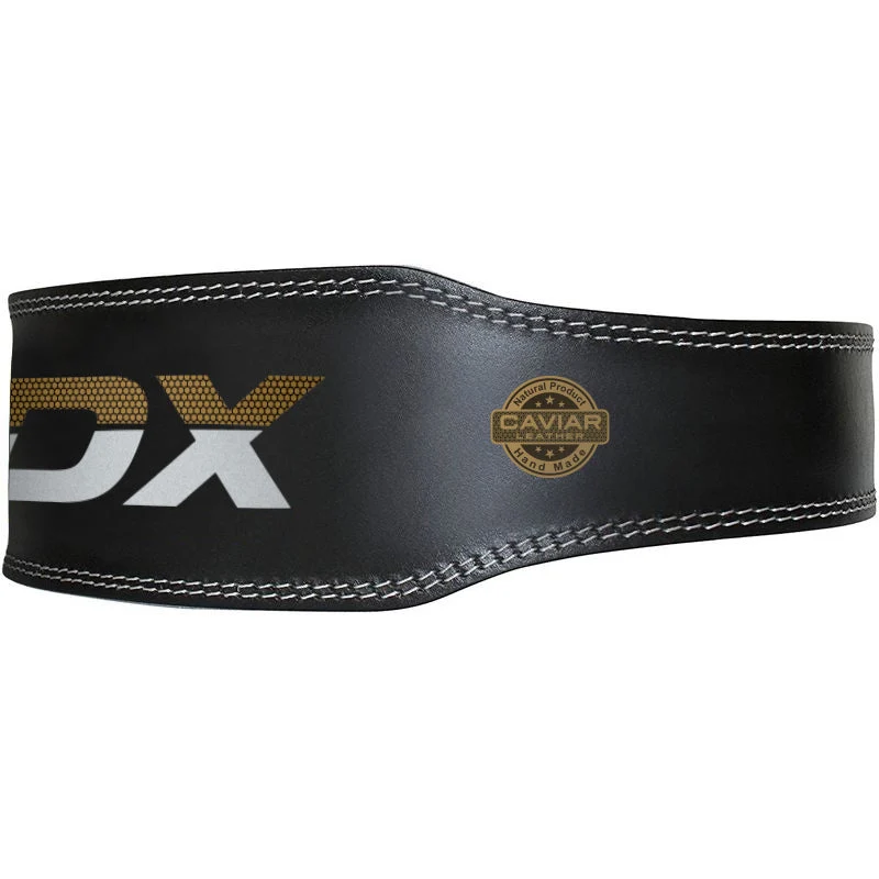 RDX CINTO DE COURO ACOLCHOADO DE 4 POLEGADAS PARA GINÁSTICA DE MUSCULAÇÃO - Image 4