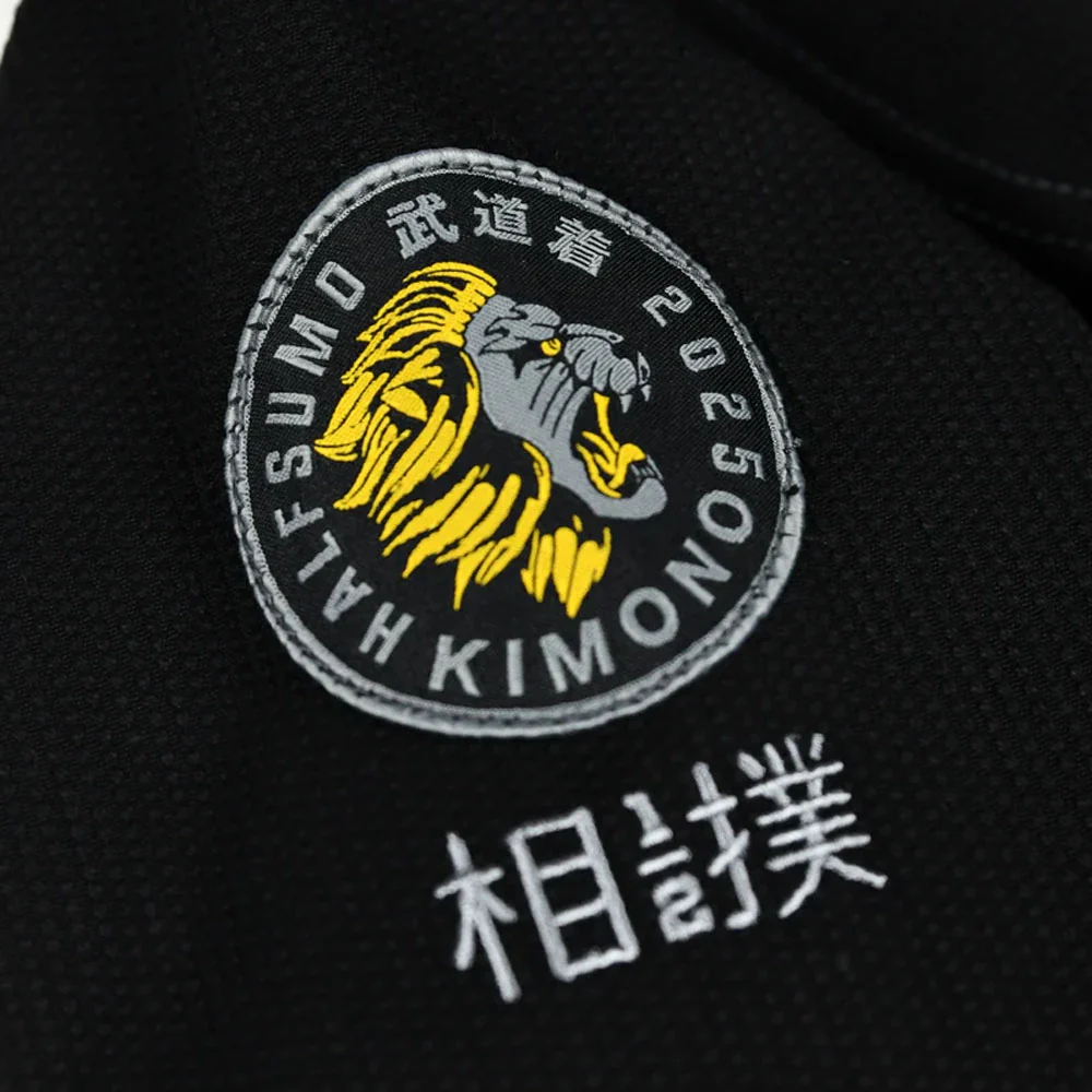 BJJ Gi Half Sumo Lion Preto - Image 5