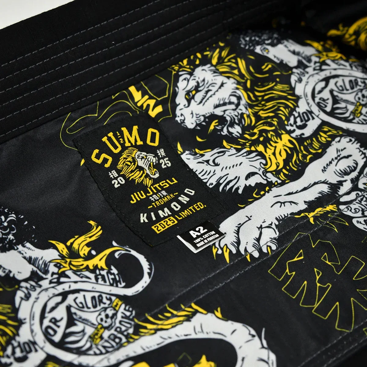 BJJ Gi Half Sumo Lion Preto - Image 9