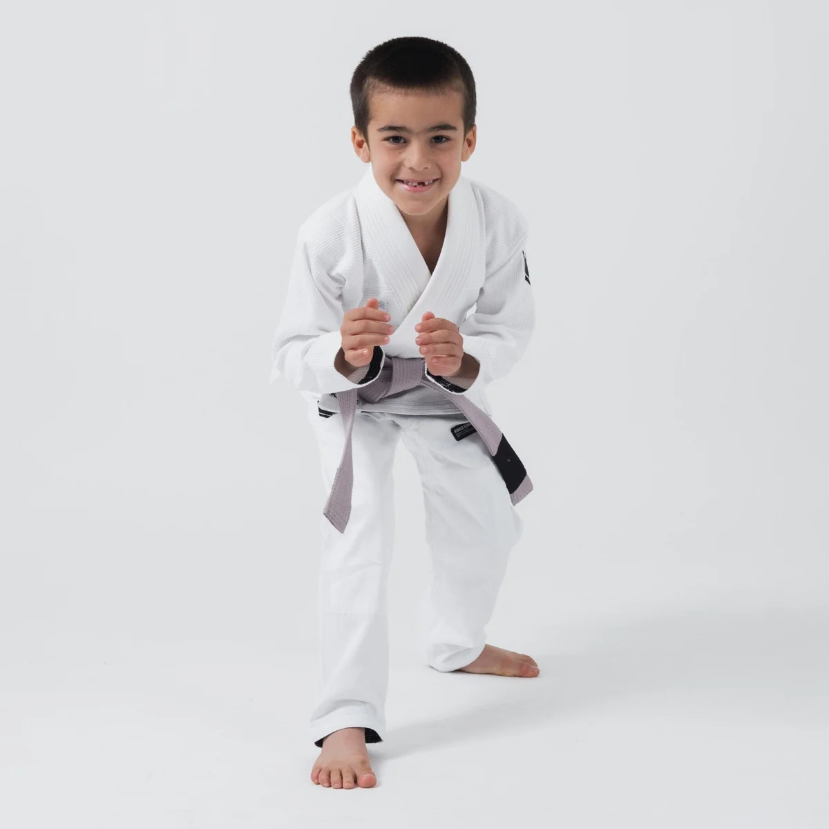 BJJ Gi criança Kingz Kore V2 IBJJF Branco - Image 4