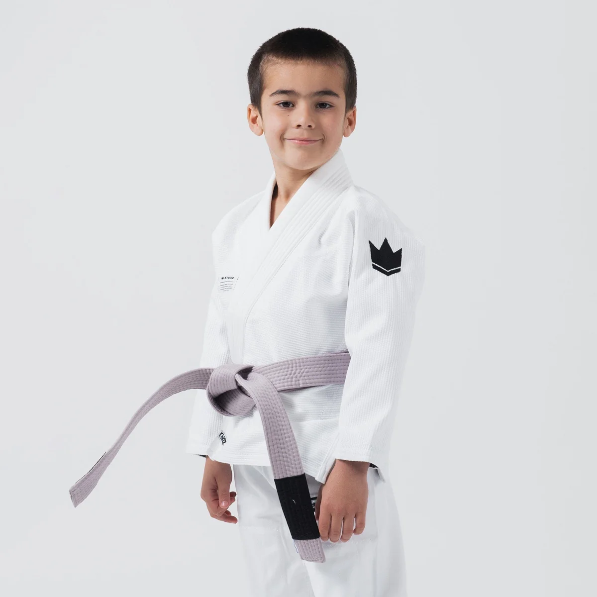 BJJ Gi criança Kingz Kore V2 IBJJF Branco - Image 9