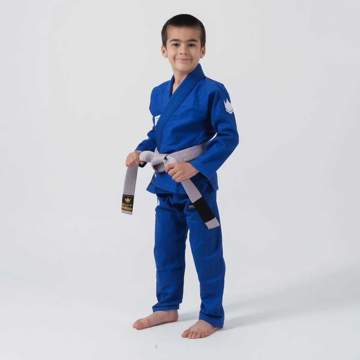 BJJ Gi criança Kingz Kore V2 IBJJF Azul - Image 2