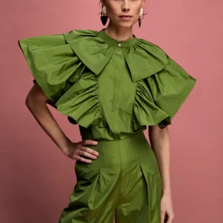 Blusa Pastora Verde