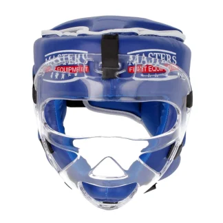 Capacete com viseira Masters WAKO Azul