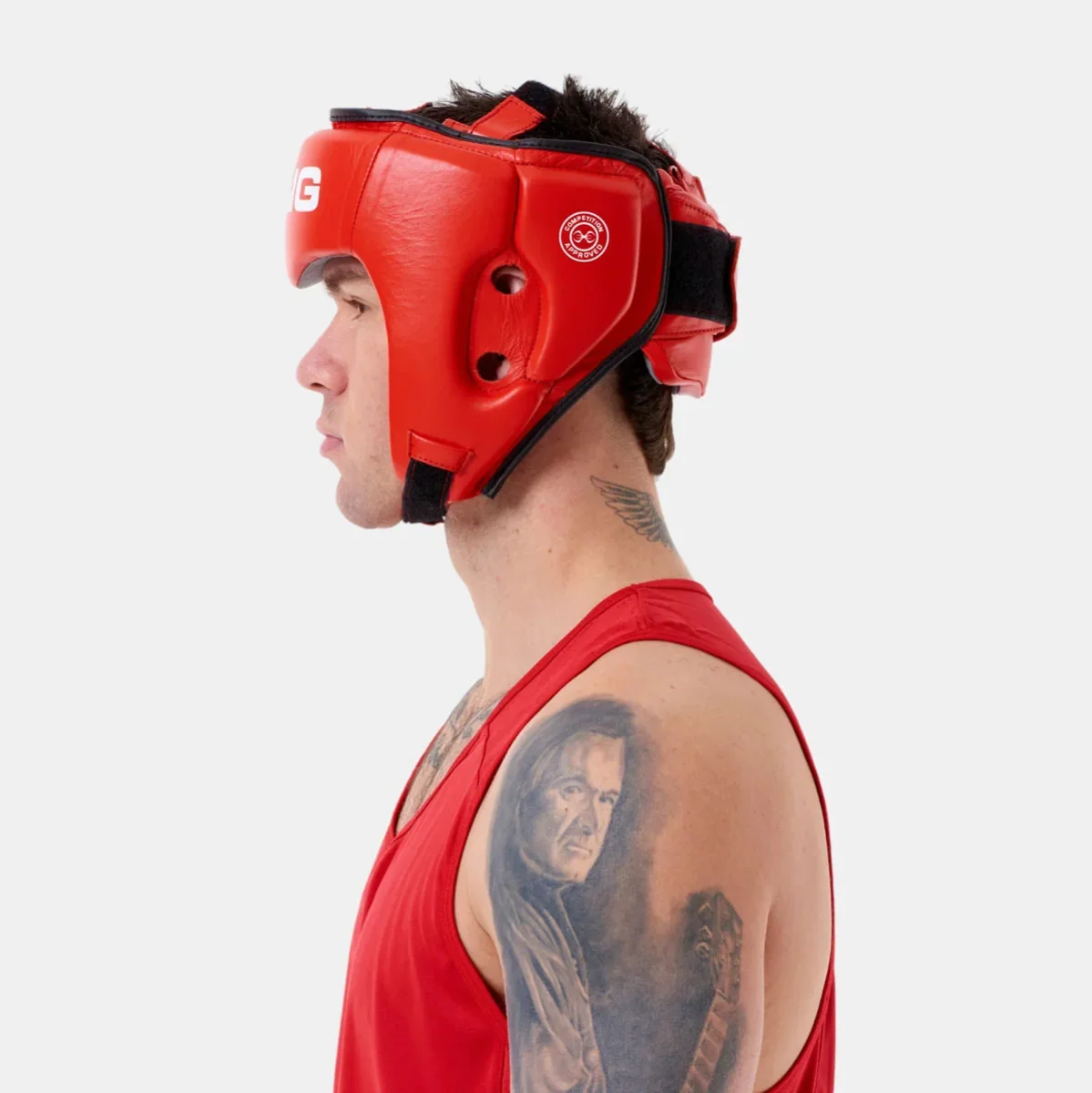 Capacete Sting Competition Aprovado World Boxing Vermelho - Image 5