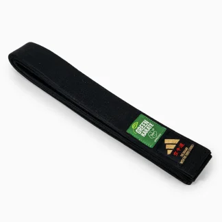 Cinto Adidas Elite WKF Preto com Kanji