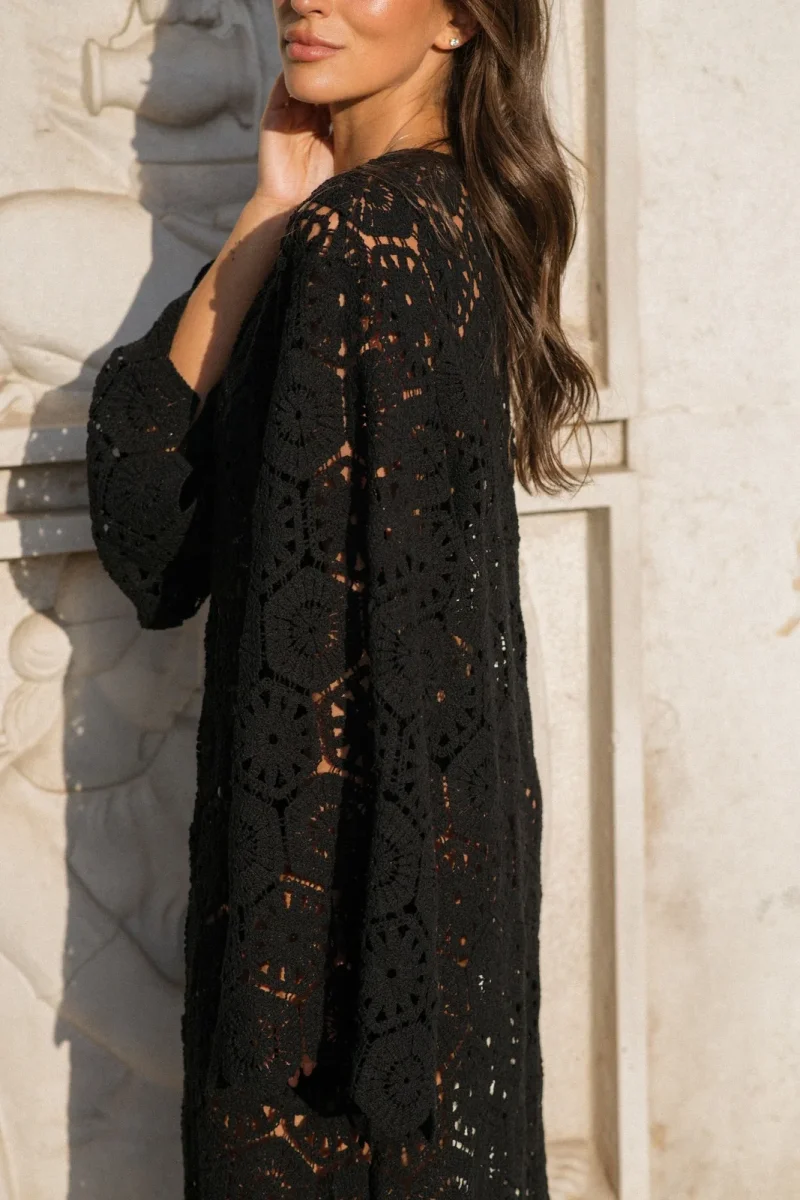 VESTIDO TRICOT PRETO - Image 4