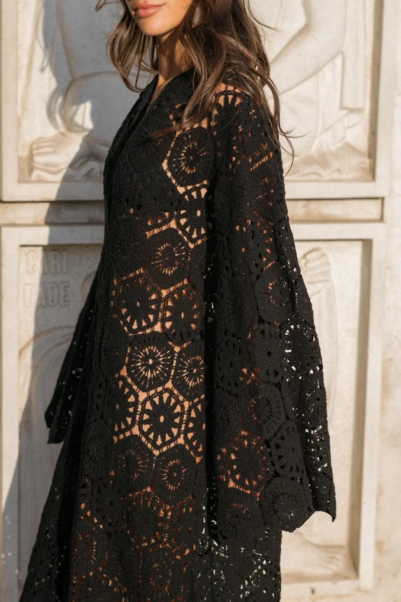 VESTIDO TRICOT PRETO - Image 5