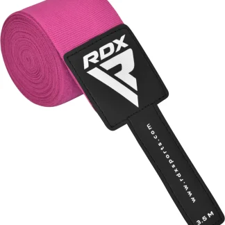 RDX IBA Faixas de mão de boxe cor de rosa