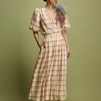 Falda Prada Crema