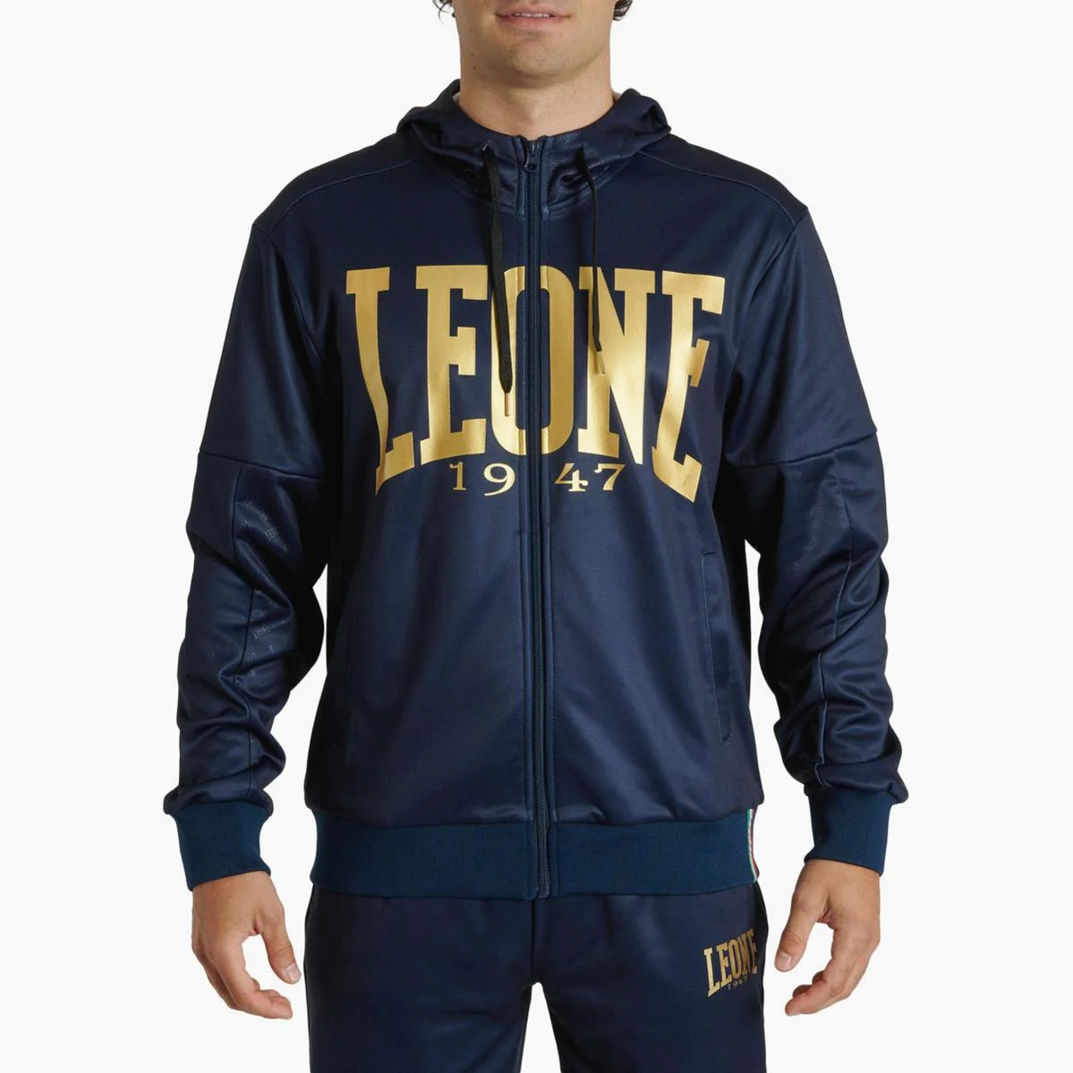 Sweatshirt Leone DNA com capuz ABX721 Azul - Image 2