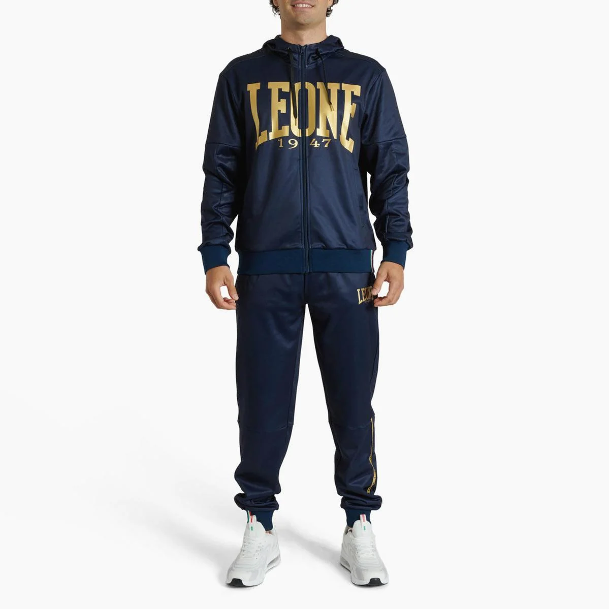 Sweatshirt Leone DNA com capuz ABX721 Azul - Image 6