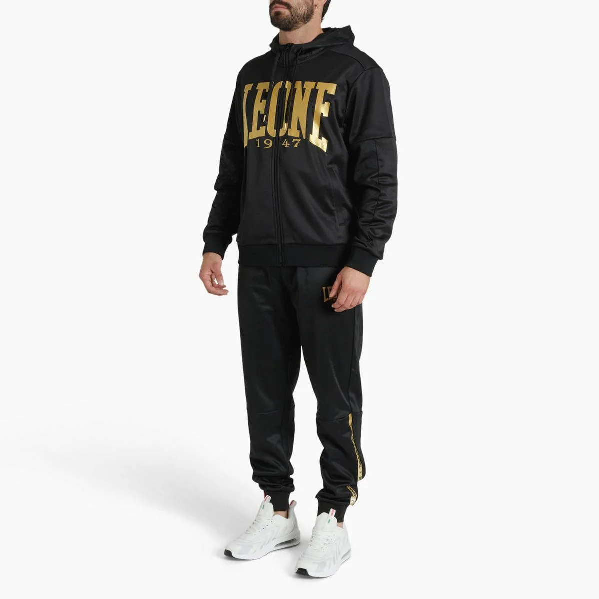 Camisola Leone DNA com capuz ABX721 Preto - Image 3