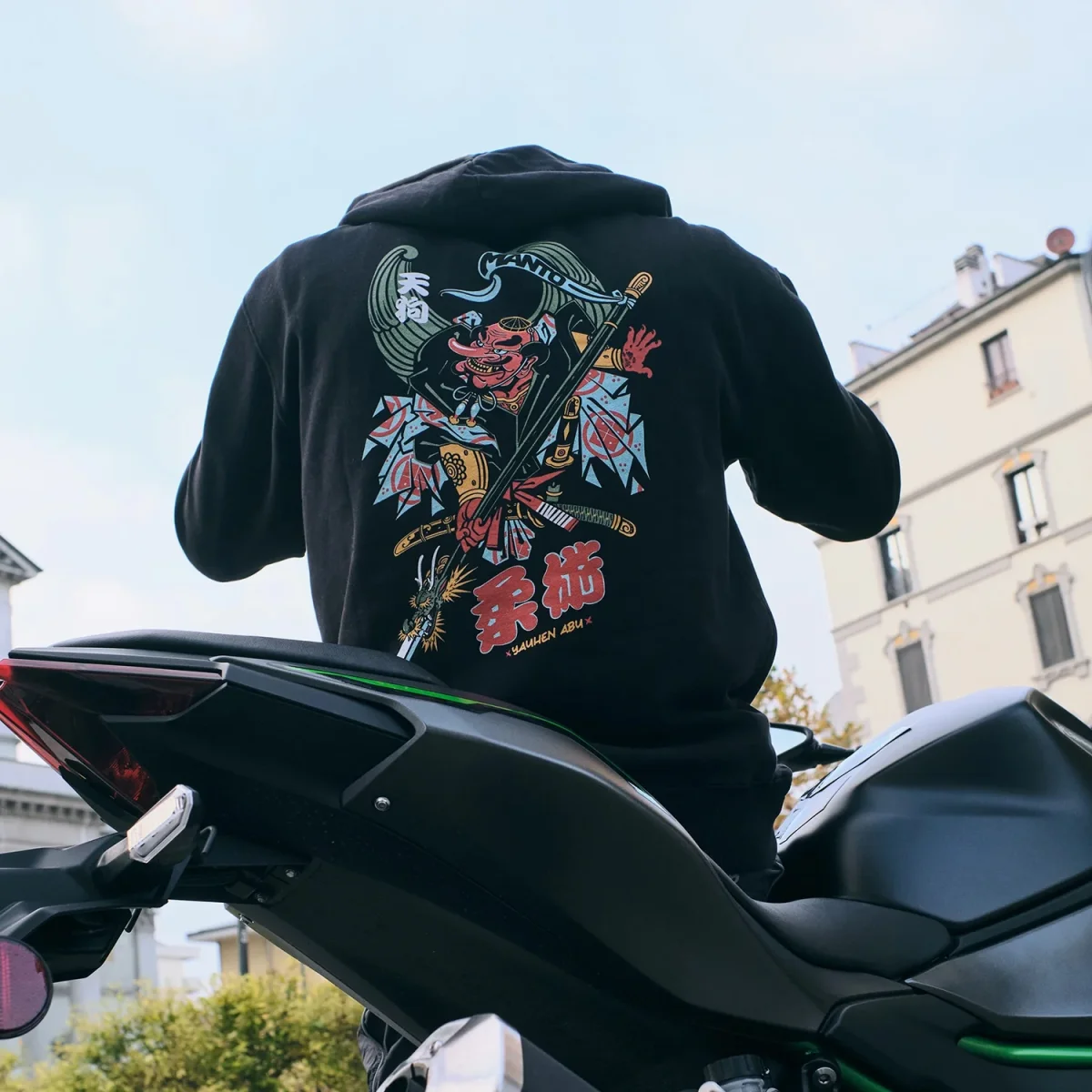 Camisola Manto Tengu com capuz - Image 6