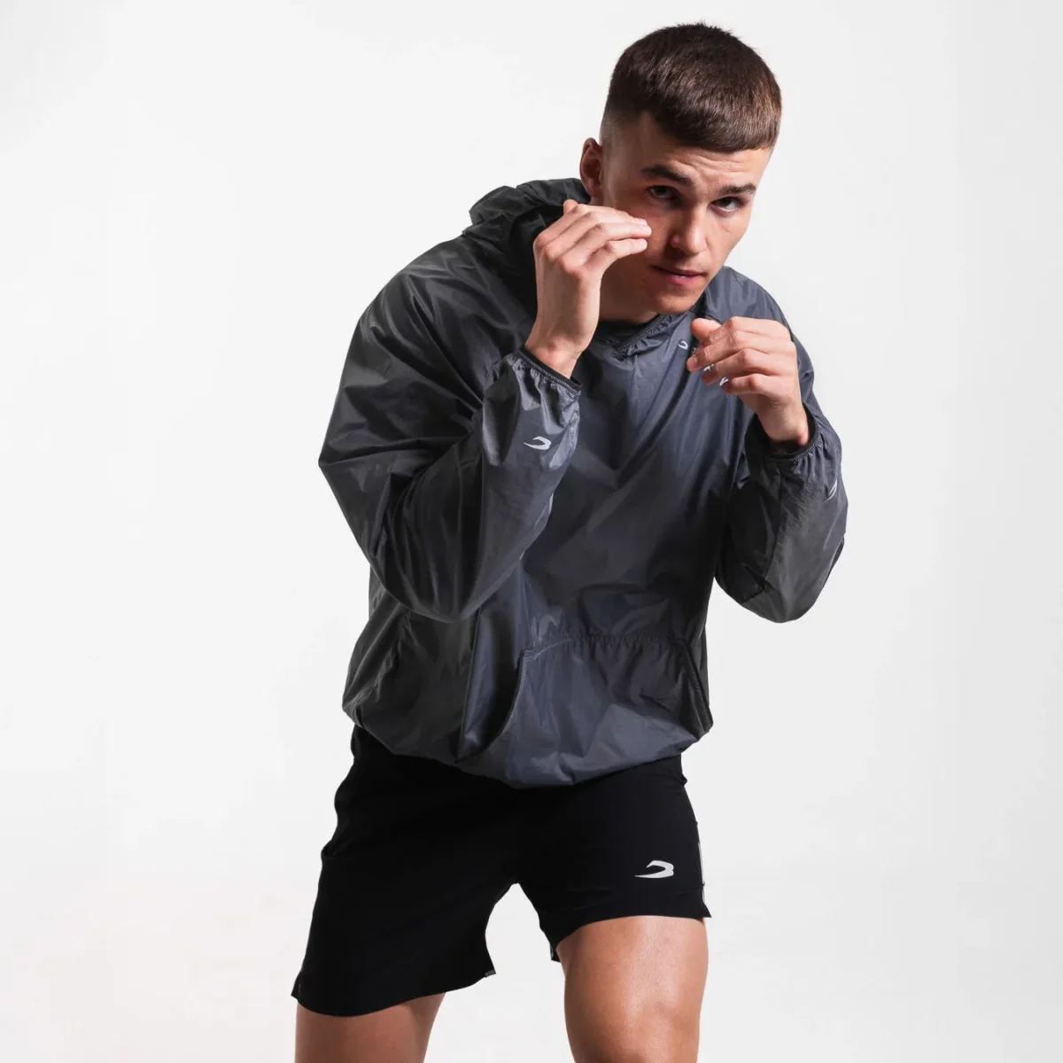 Casaco corta-vento Boxraw Genaro Oversize preto - Image 4