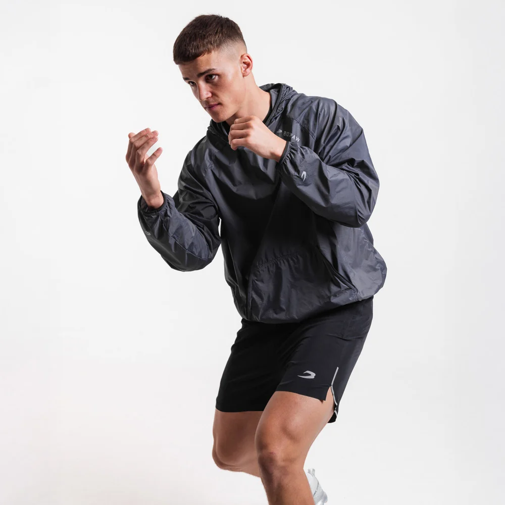 Casaco corta-vento Boxraw Genaro Oversize preto - Image 6