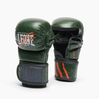 Luvas MMA Leone Primal Instinct Treinamento GP116 com polegar Verde