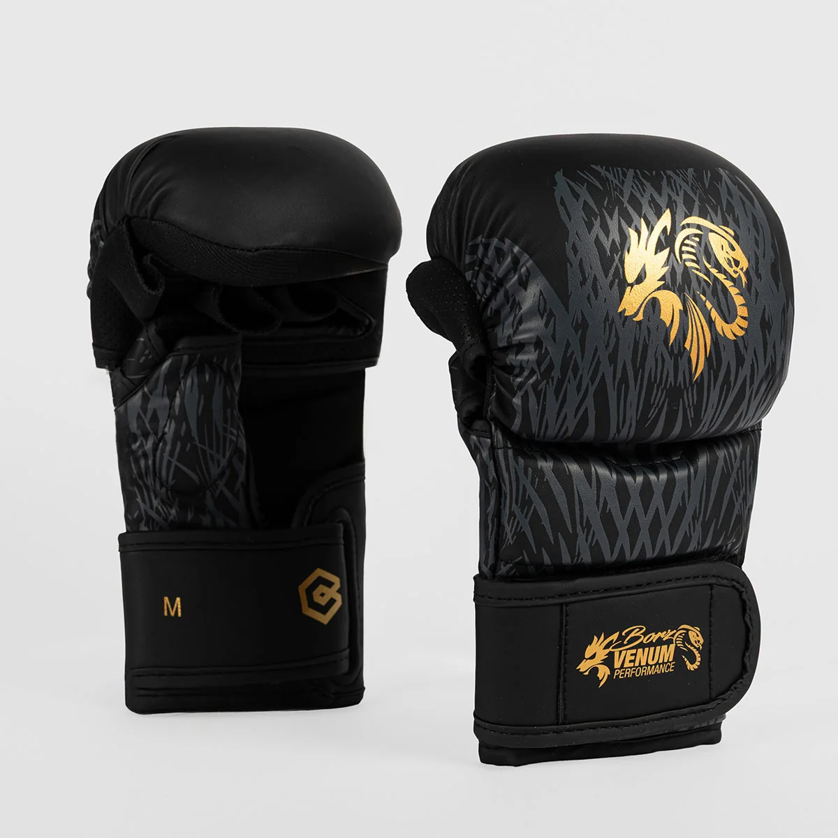 Luvas MMA Venum x Chimaev Wild Borz Preto