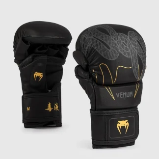 Luvas MMA 7 Oz Venum Serpenti Sparring negro