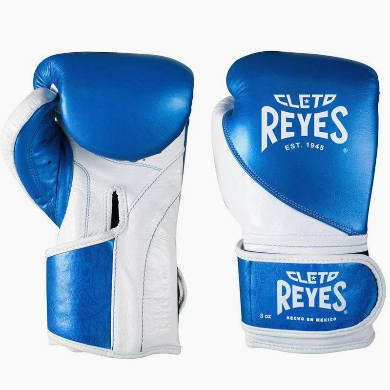Luvas de Boxe Cleto Reyes High Precision Treinamento CE7 Azul-branco - Image 3