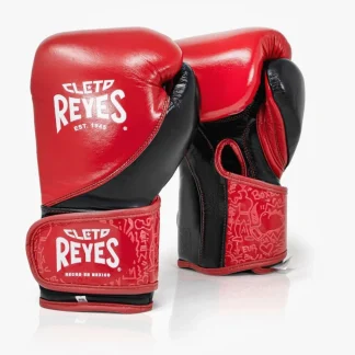 Luvas de Boxe Cleto Reyes High Precision Treinamento CE7 Vermelho-Preto