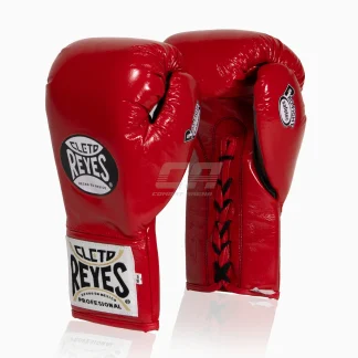 Luvas de Boxe Cleto Reyes Safetec CB4 Vermelho-preto com atacadores