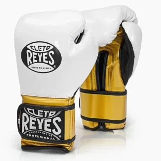 Luvas de Boxe Cleto Reyes Sparring CE6 Branco-ouro
