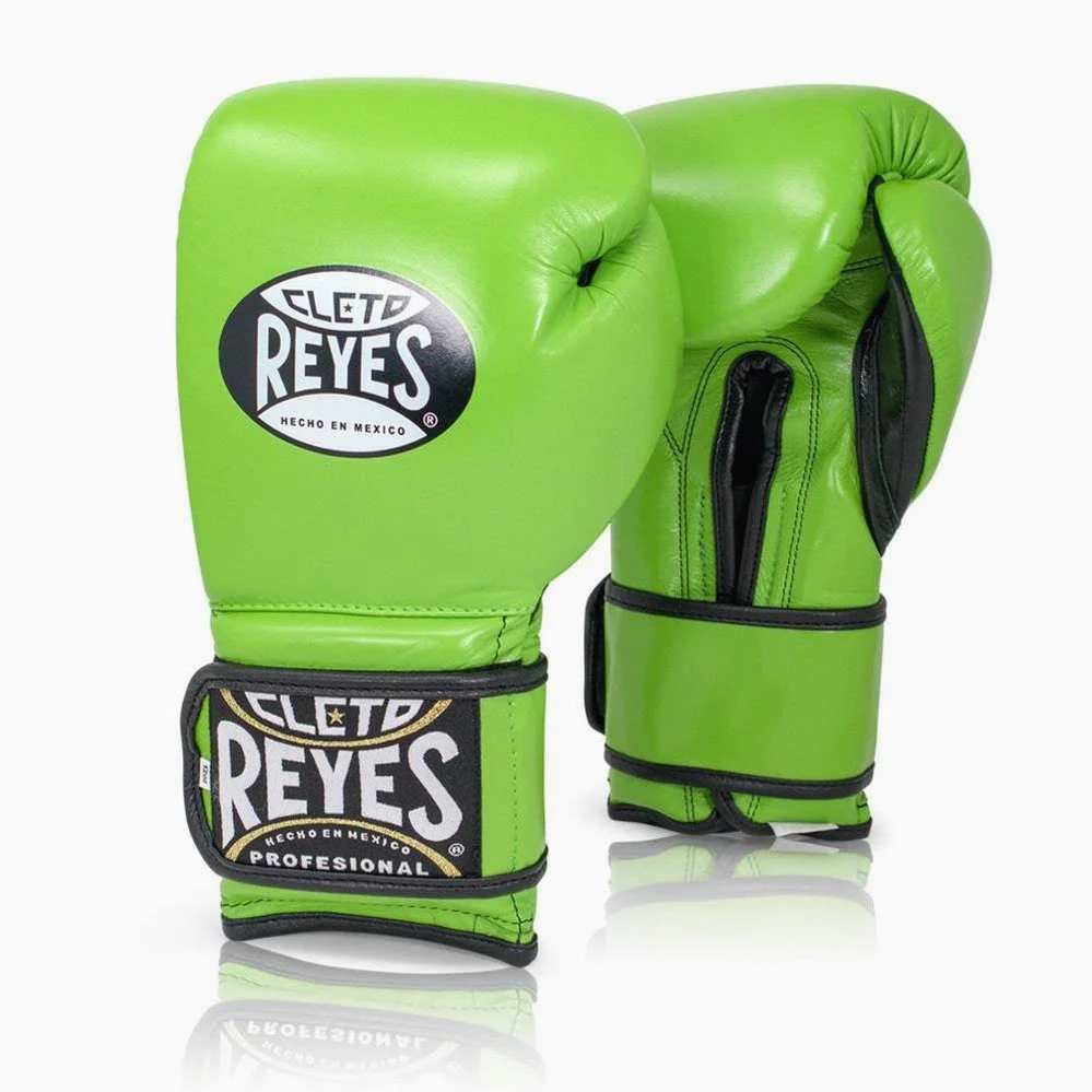 Luvas de Boxe Cleto Reyes Sparring CE6 Verde Lima
