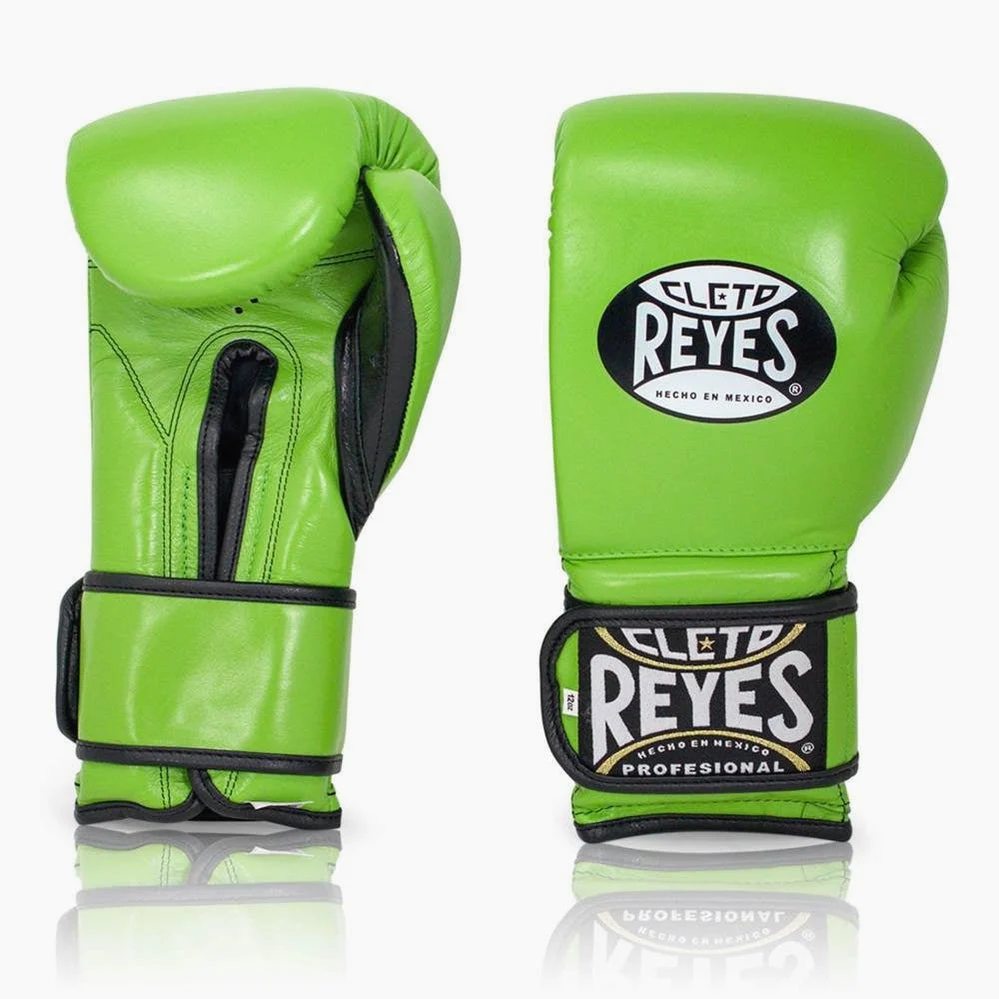 Luvas de Boxe Cleto Reyes Sparring CE6 Verde Lima - Image 3
