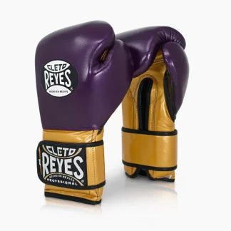 Luvas de Boxe Cleto Reyes Sparring CE6 Violeta-Ouro