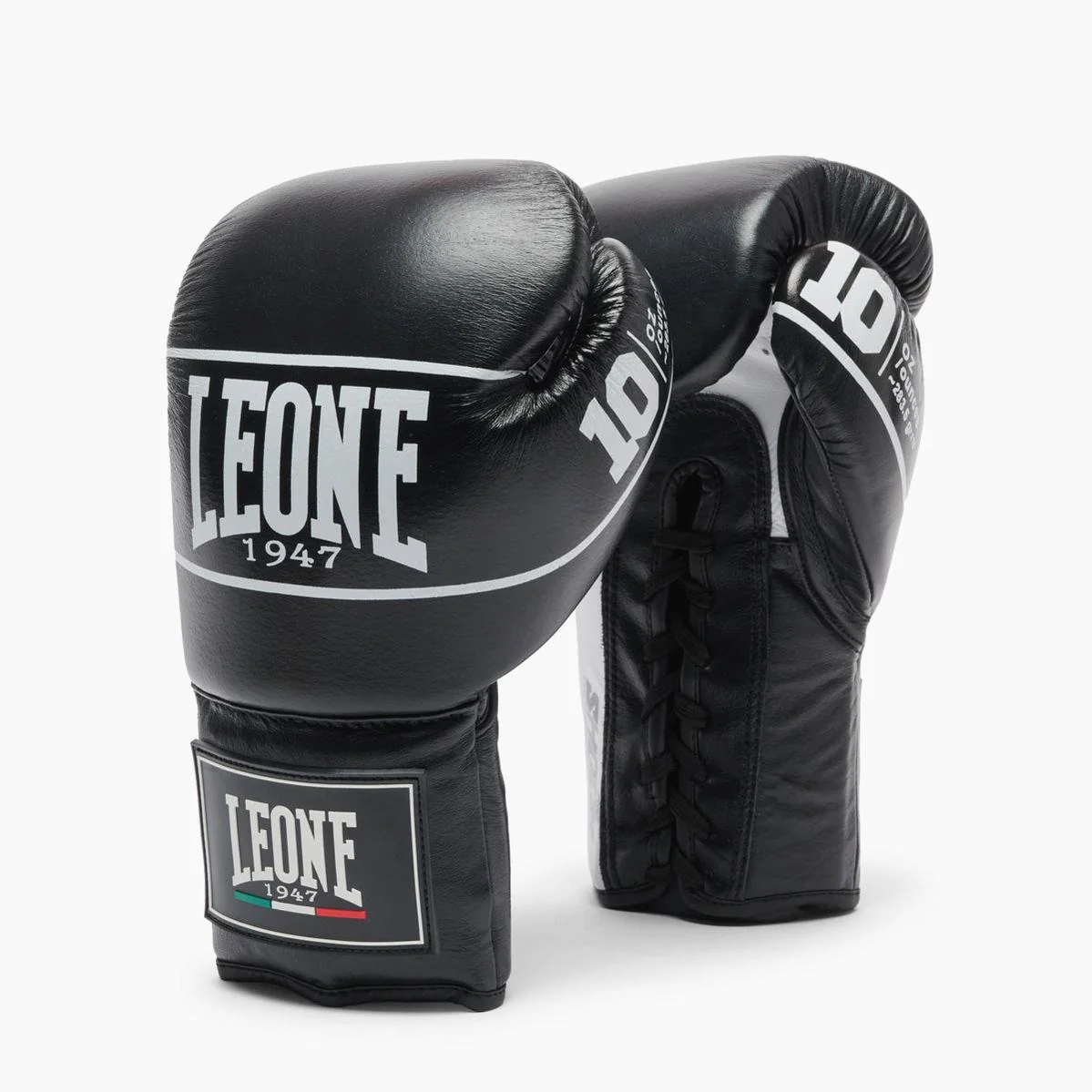 Luvas de Boxe Leone Shock Pro com atacadores GN057L Preto - Image 2