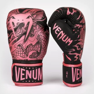 Luvas de Boxe Venum Dragon's Flight Preto-rosa