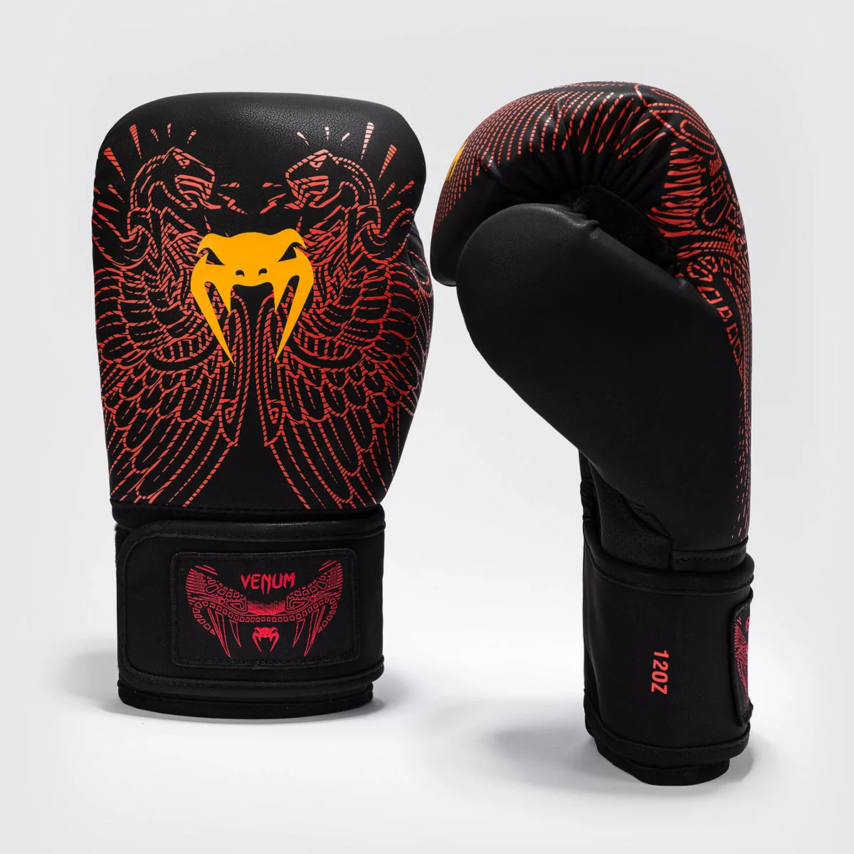 Luvas de Boxe Venum Quetzal Fury Preto-vermelho - Image 4