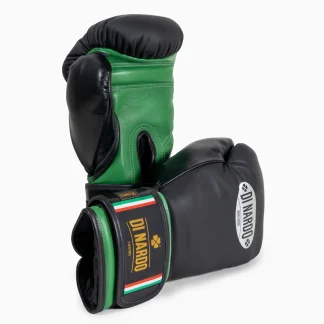 Luvas de Boxe Di Nardo com Velcro 14 Oz Nero-verde