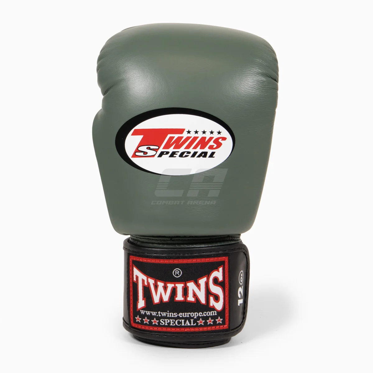 Luvas de Muay Thai Twins Special BGVL4 Preto-verde-branco - Image 6