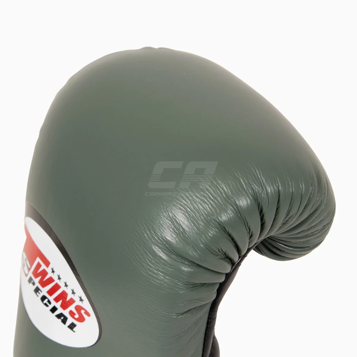 Luvas de Muay Thai Twins Special BGVL4 Preto-verde-branco - Image 7