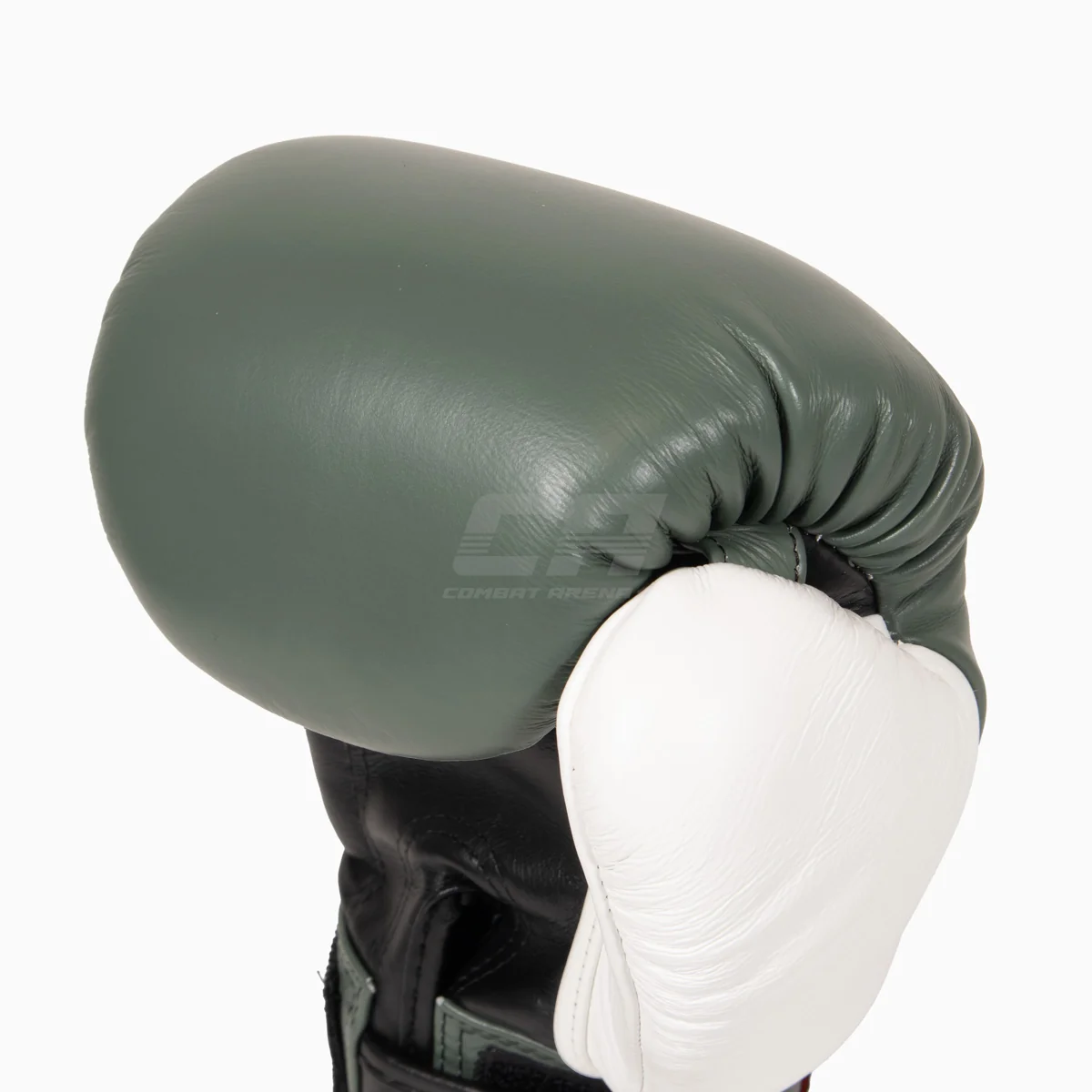 Luvas de Muay Thai Twins Special BGVL4 Preto-verde-branco - Image 8