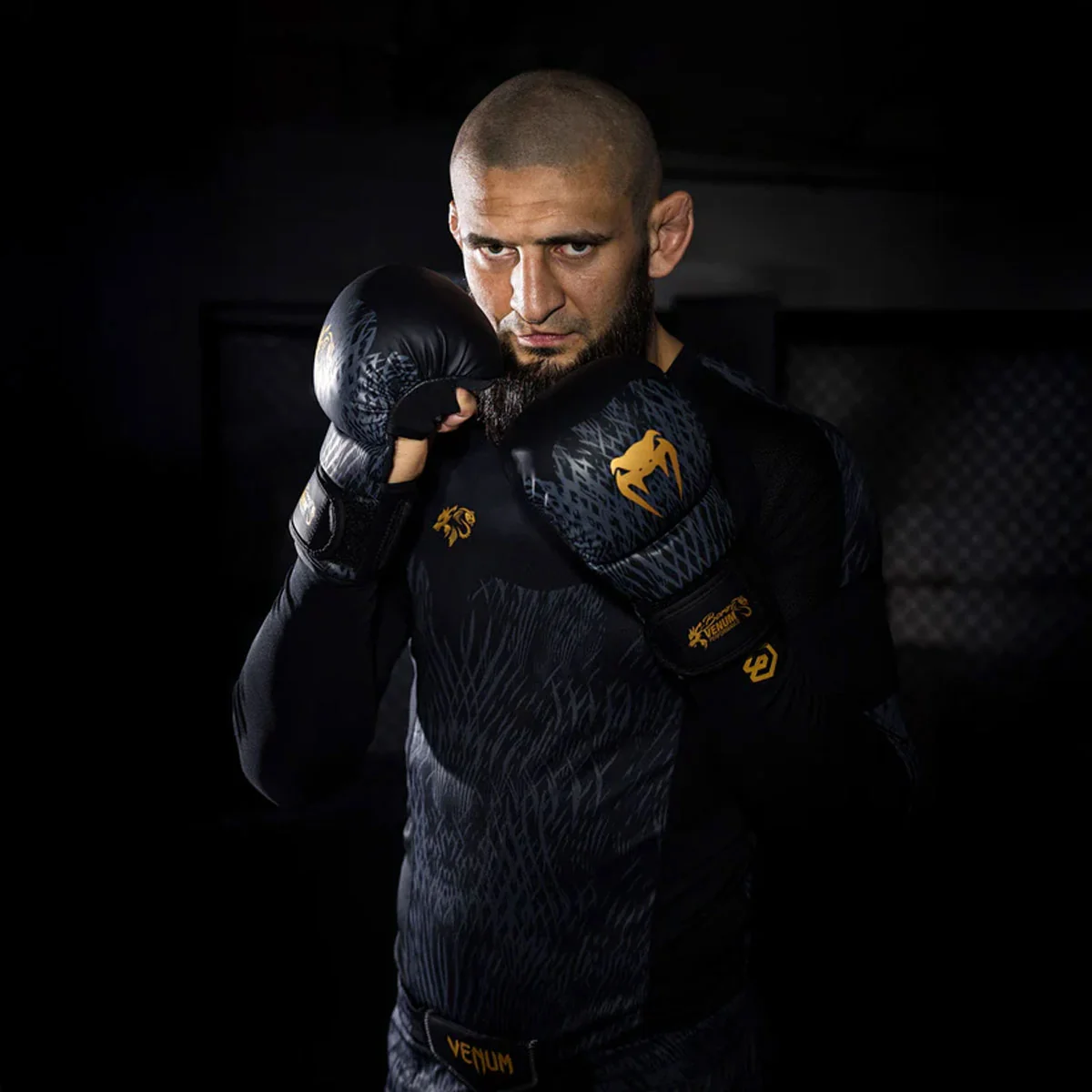 Luvas MMA Venum x Chimaev Wild Borz Preto - Image 6