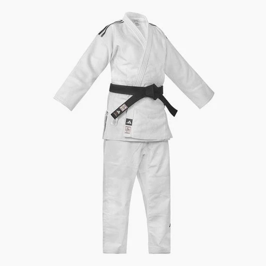 Fato judo branco Adidas J730 Champion III IJF Slimfit - Image 3