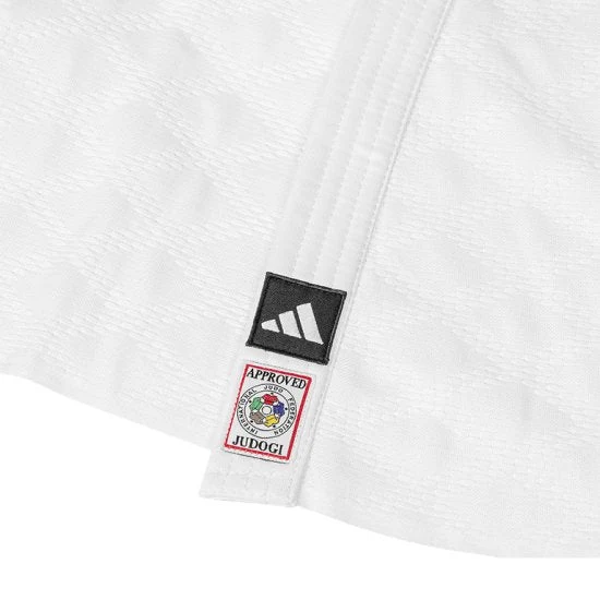 Fato judo branco Adidas J730 Champion III IJF Slimfit - Image 5